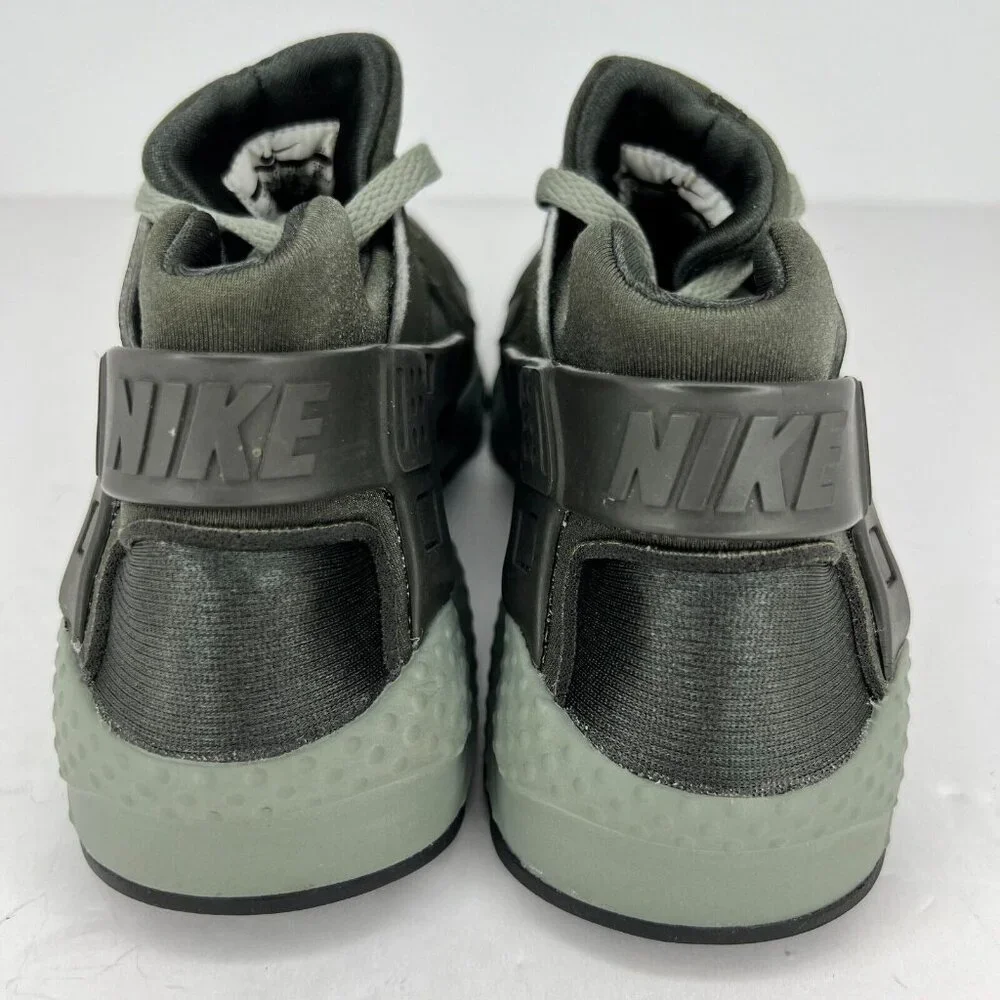Nike Youth 654275-302 Green Air Huarache Sequoia Low Top Size 7 Y Running Shoes